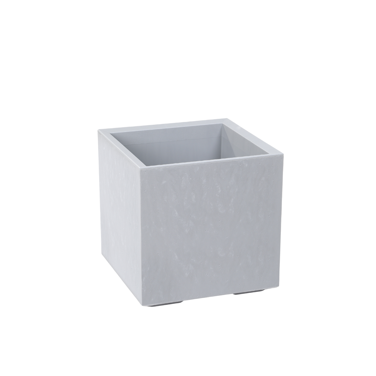 Donica Karo beton recycled szary beton 40x40