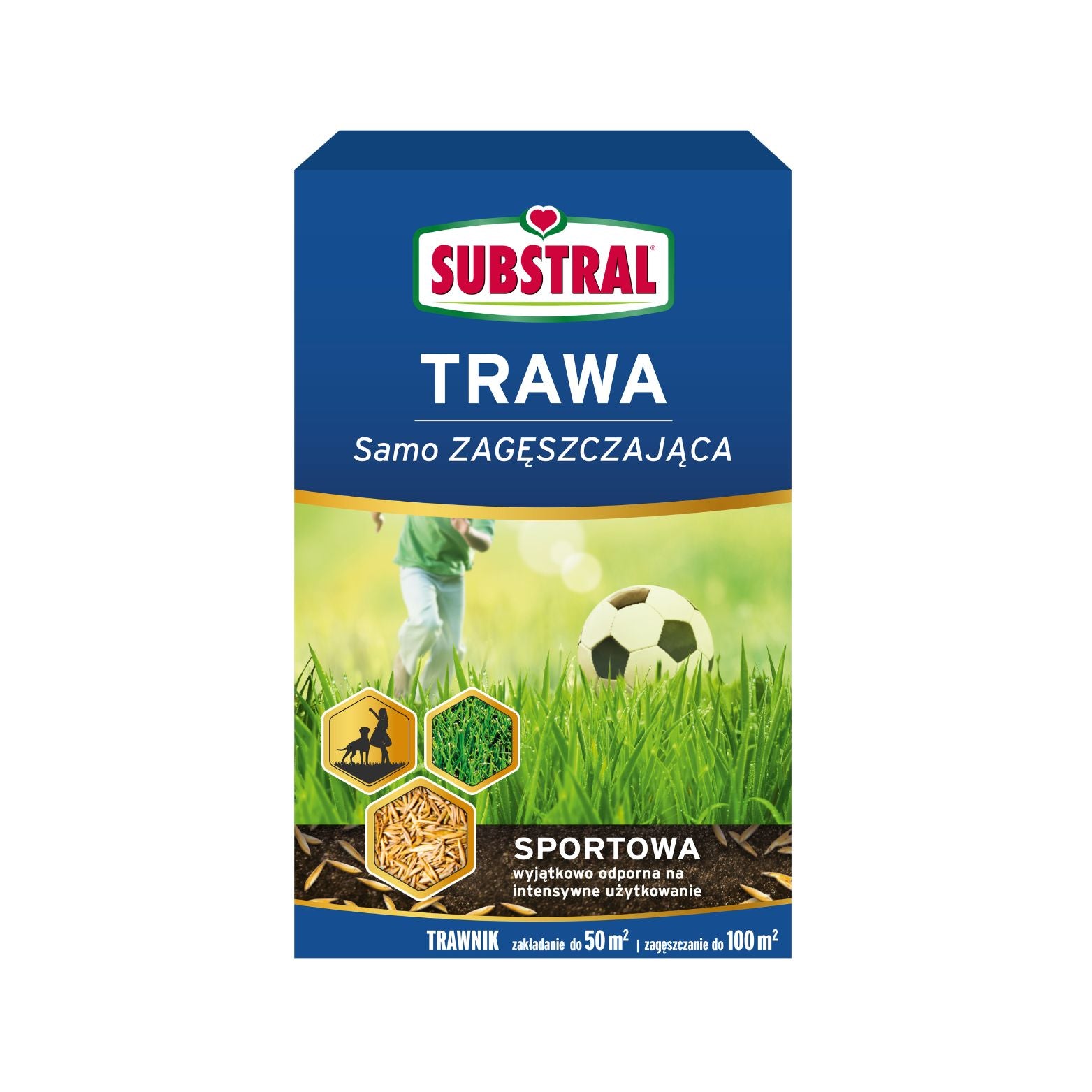 Trawa samo zagęszczająca sportowa