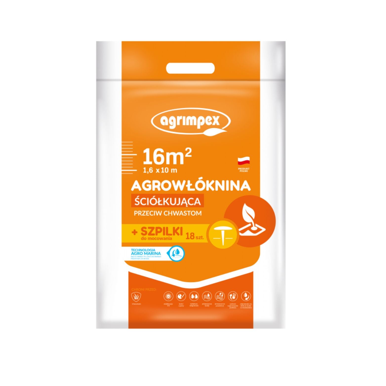 Agrowłóknina ściółkująca Agro Marina + gratis 18 szpilek