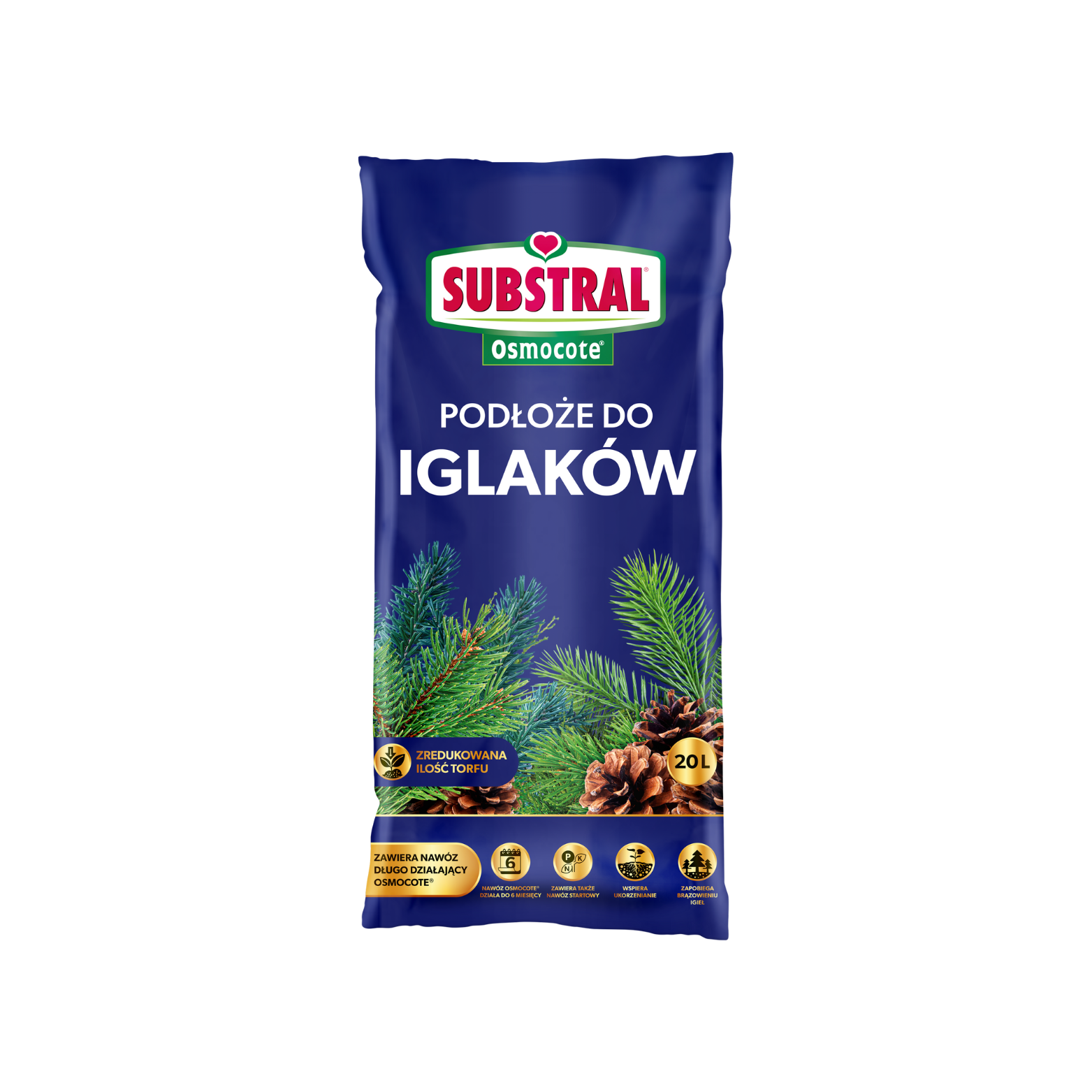 podłoże do iglaków substral 20l 